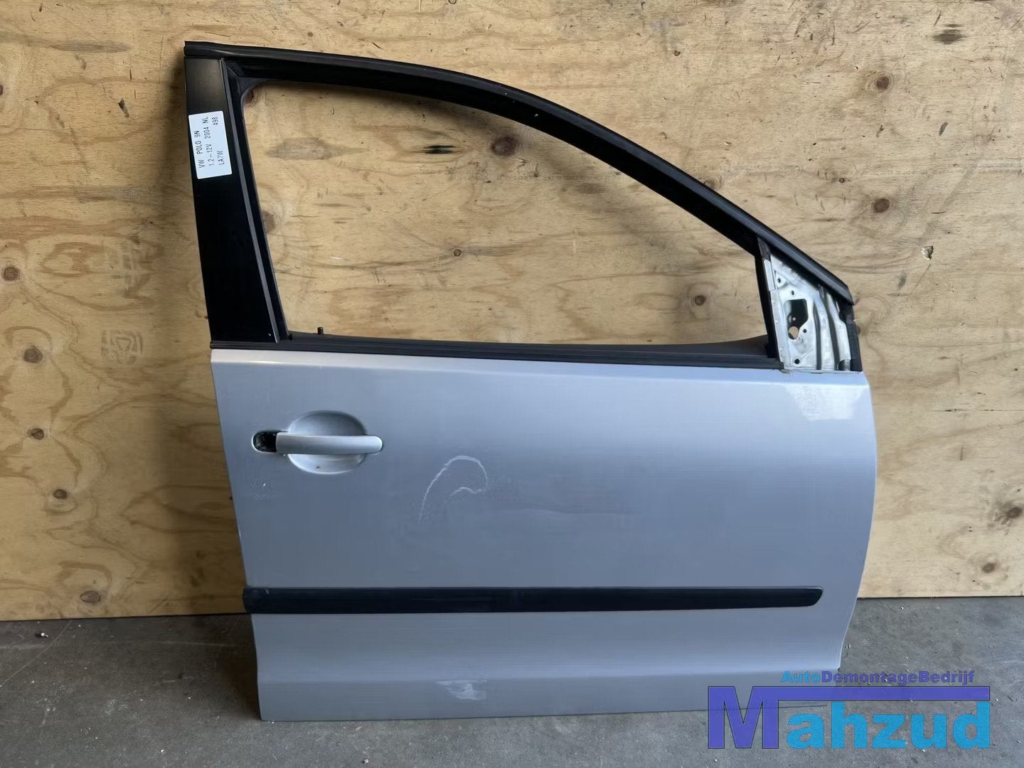 VW POLO 9N Zilver LA7W rechts voor deur portier 2003-2008, Volkswagen, Volkswagen AG, Vw@volkswagen.de, Utilisé