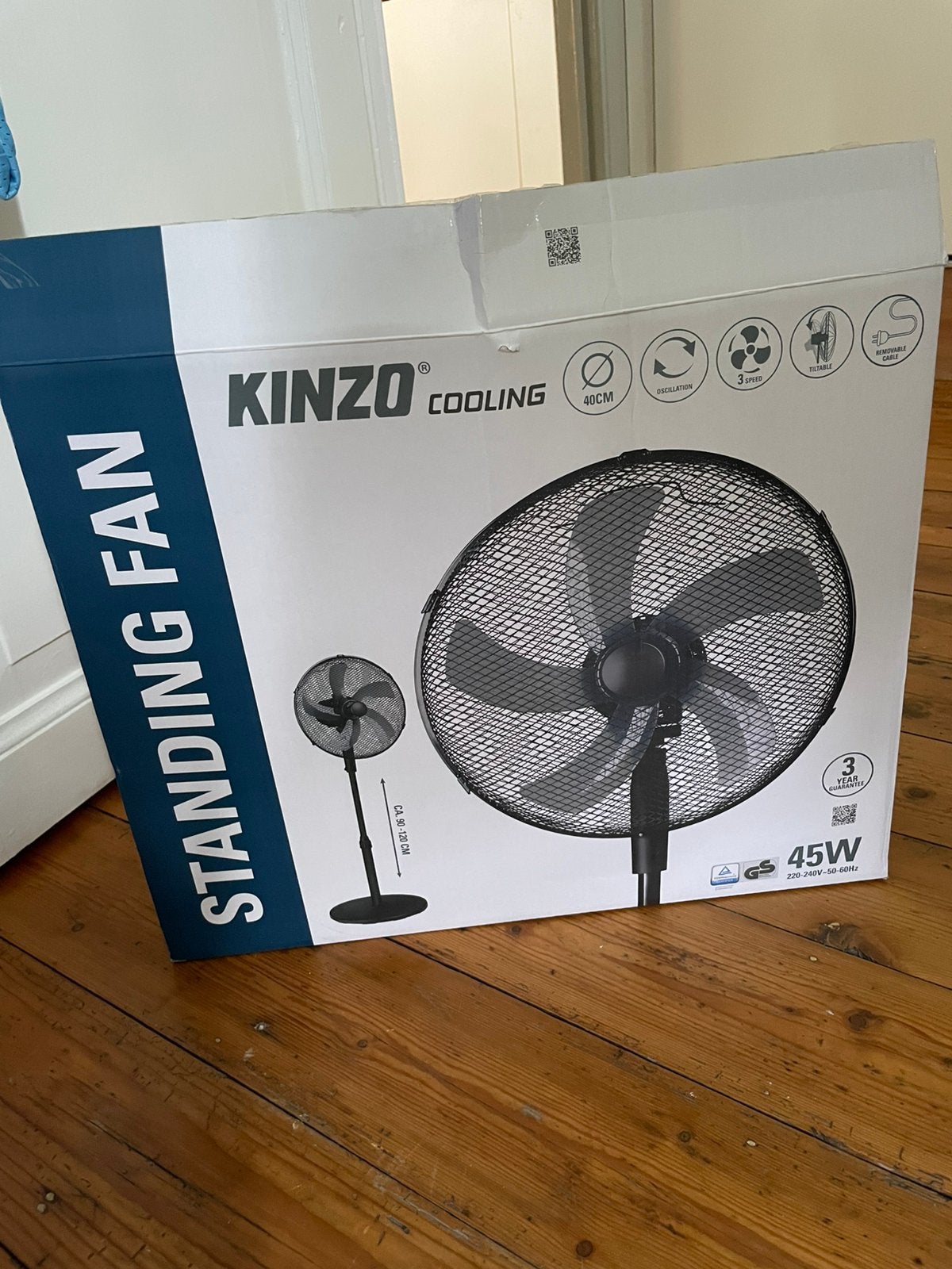 Ventilateur sur pied, Electroménager, Enlèvement, Comme neuf, Ventilateur de sol