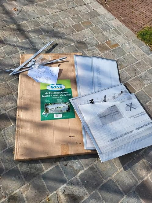 Nieuwe Alu kweekbak GROW (Aveve) – 100x60x40 cm – Ongebruikt, Ophalen, Aluminium