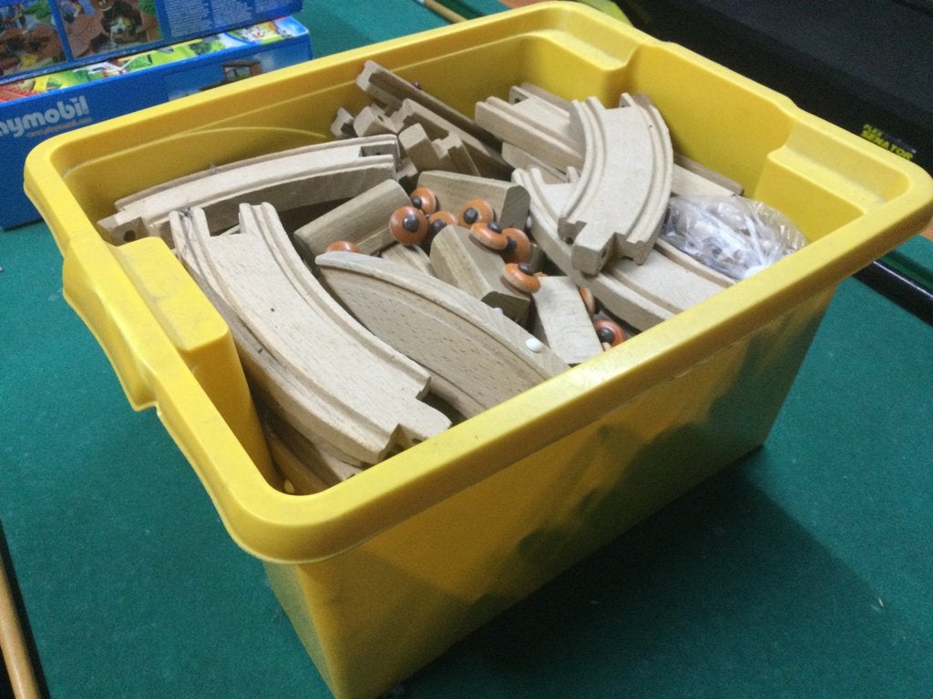 Houten trein, Kinderen en Baby's, Speelgoed | Houten speelgoed, Ophalen