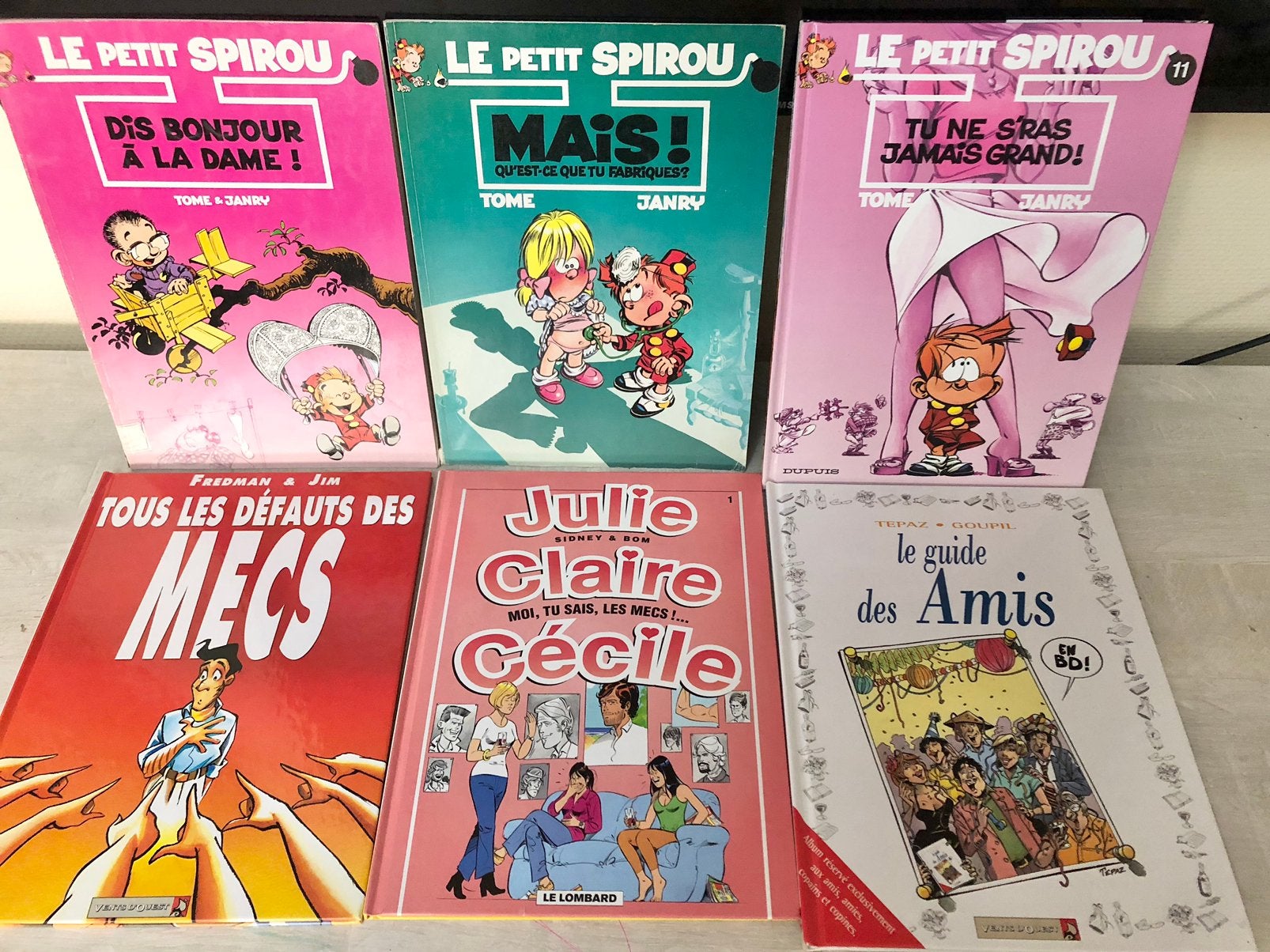 Plusieurs BD, le petit Spirou, Julie claire cécile, ..., Livres, Plusieurs BD, Enlèvement ou Envoi, Utilisé