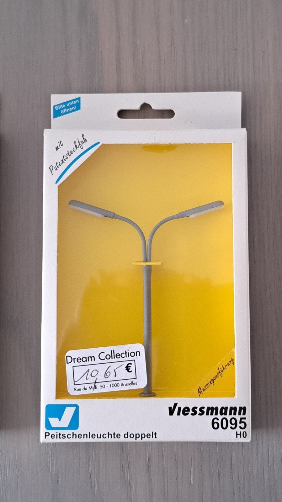 Viessmann 3x Dubbele Straatverlichting H0 6095, Hobby en Vrije tijd, Ophalen, Nieuw
