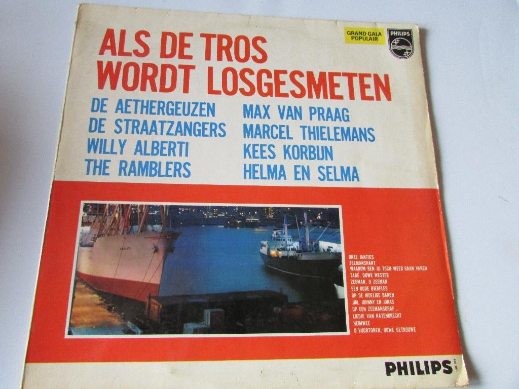 ALS DE TROS WORDT LOSGESMETEN, LP, Ophalen of Verzenden, Gebruikt, 12 inch, Levenslied of Smartlap