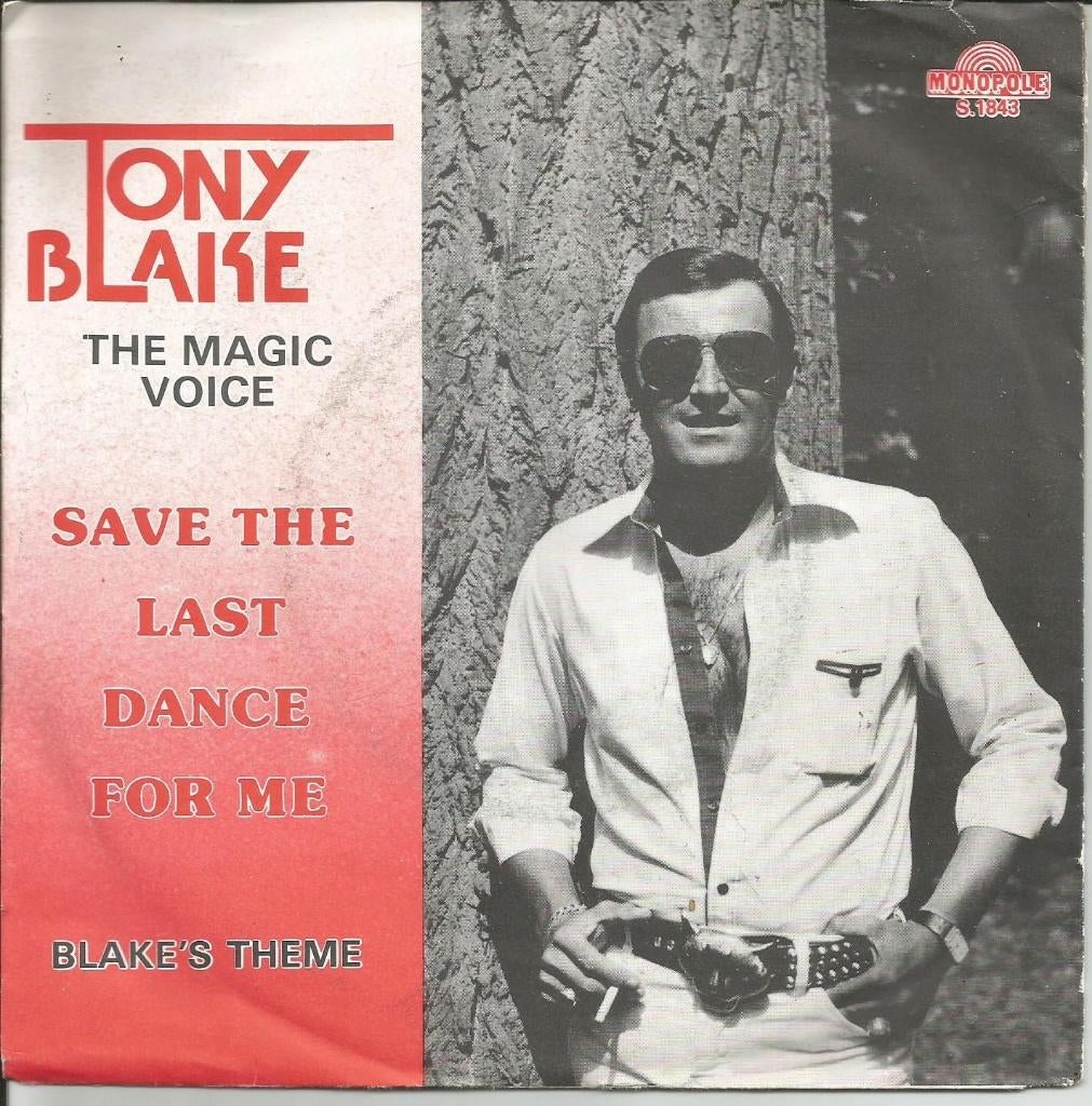 Tony Blake - Save The Last Dance For Me (Cover !) - Monopole, Enlèvement ou Envoi, Single, Utilisé, Pop