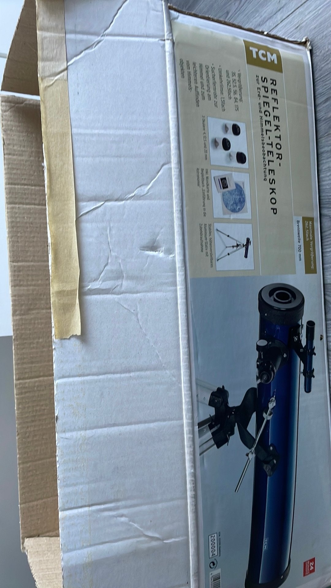 télescope, Enlèvement, Comme neuf, 200 mm ou plus, Avec trépied