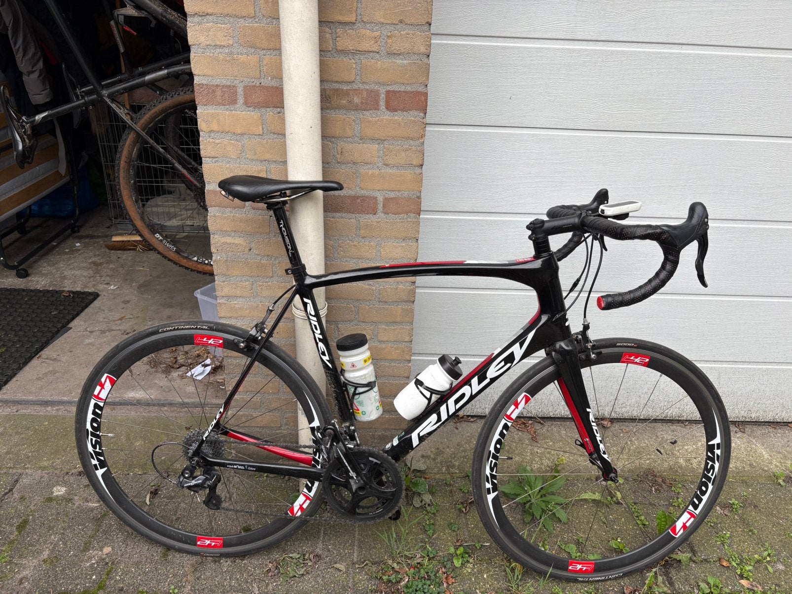 Ridley Fenix carbon racefiets 58 cm, Fietsen en Brommers, 28 inch, Carbon, Zo goed als nieuw, 57 tot 61 cm