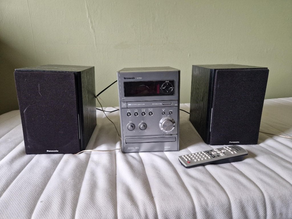 Panasonic SA-PMX4 – Mini chaîne Hi-Fi avec télécommande, TV, Hi-fi & Vidéo, Autres marques, Micro chaîne, Comme neuf, Enlèvement