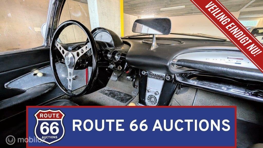 Chevrolet Corvette C1 | 1960 | Route 66 Auctions, Achat, Entreprise, Chevrolet, Boîte manuelle