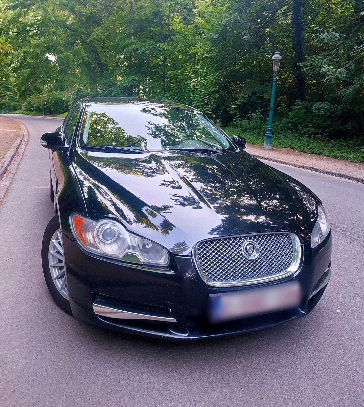 Jaguar XF 2.7 V6, avec contrôle technique, papier rose, Auto's, Jaguar, Automaat, Achterwielaandrijving, Zwart, Zwart