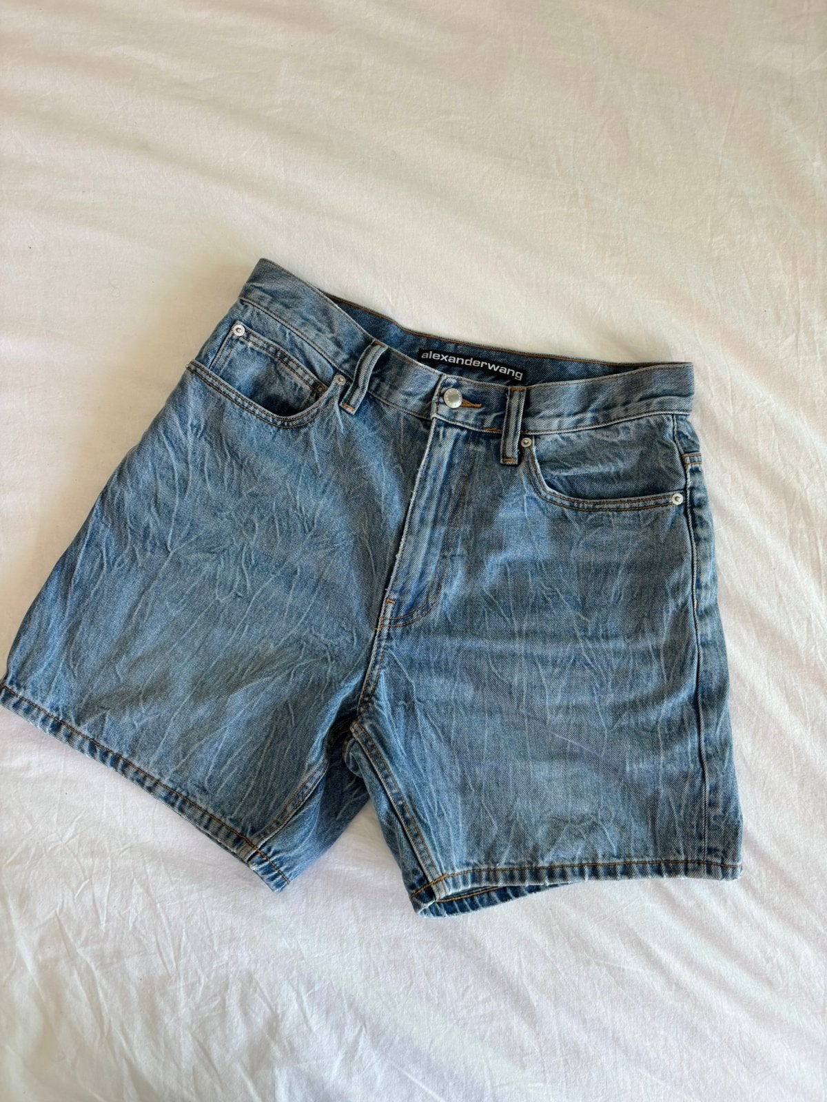 Alexander Wang designer denim short, Kleding | Dames, Spijkerbroeken en Jeans, Verzenden, Zo goed als nieuw