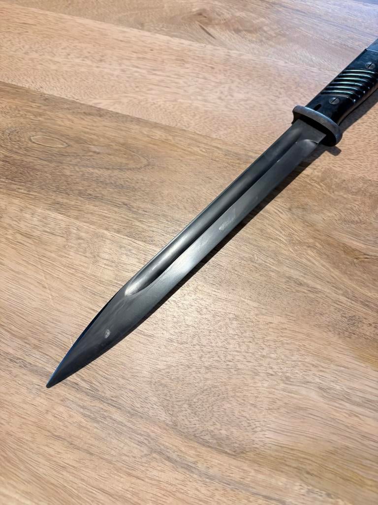 Originele WOII Duitse Mauser K98 bajonet, Verzamelen, Ophalen, Landmacht, Zwaard of Sabel