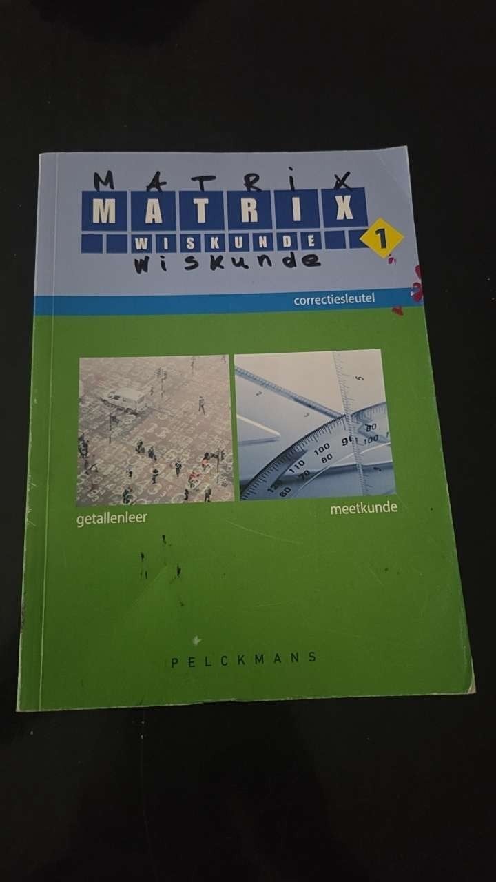 Matrix wiskunde boek hhc 1ste middelbaar, Boeken, Ophalen of Verzenden
