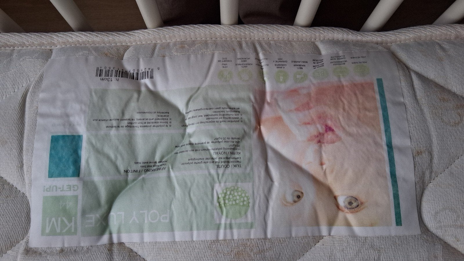 kinderbed, Ophalen, Gebruikt