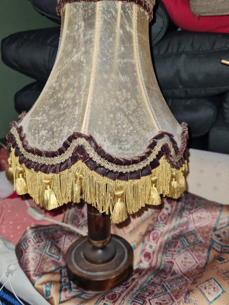 lamp, Ophalen, Gebruikt, Vintage, Met kap