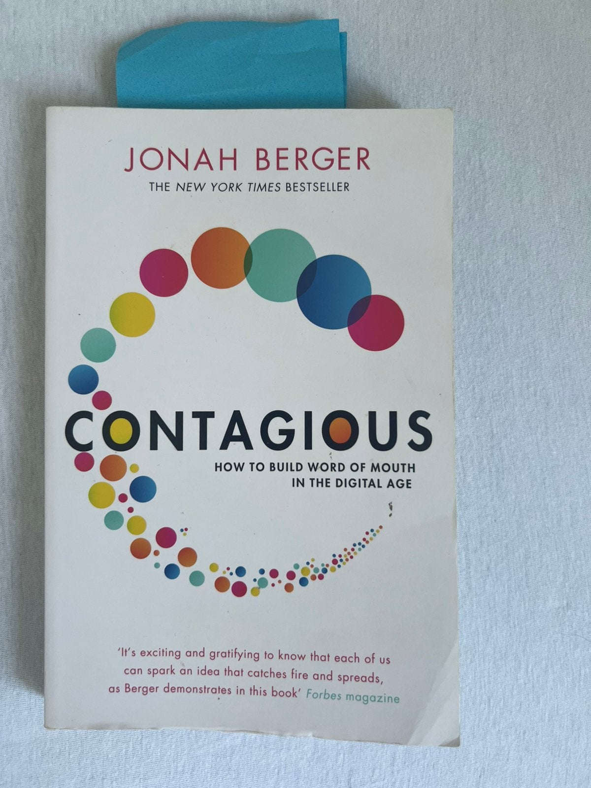 Engels leesboek contagious ucll, Ophalen, Zo goed als nieuw