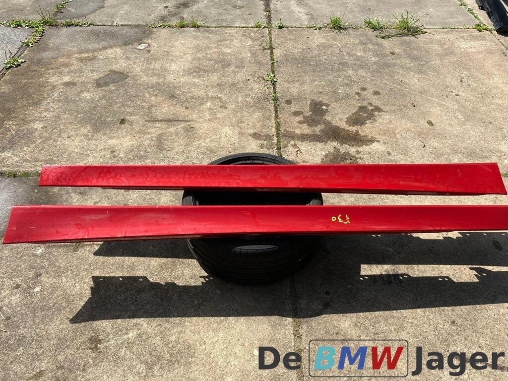 Sideskirt set Rood BMW 3-serie F30 F31 + LCI 51777256911, Gebruikt, Ophalen of Verzenden, BMW, BMW