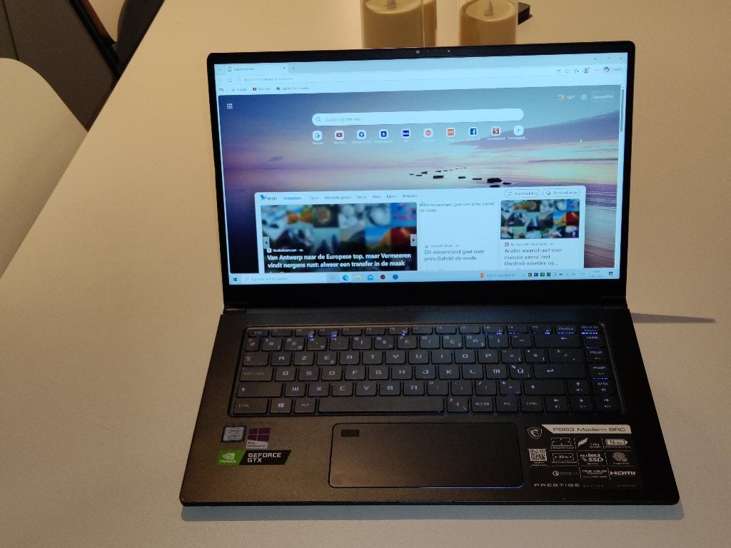 MSI Prestige PS63-Modern-8RC 16"  i7 16 Go de RAM SSD 512 Go, MSI, Enlèvement ou Envoi, Intel i7-processor, Reconditionné