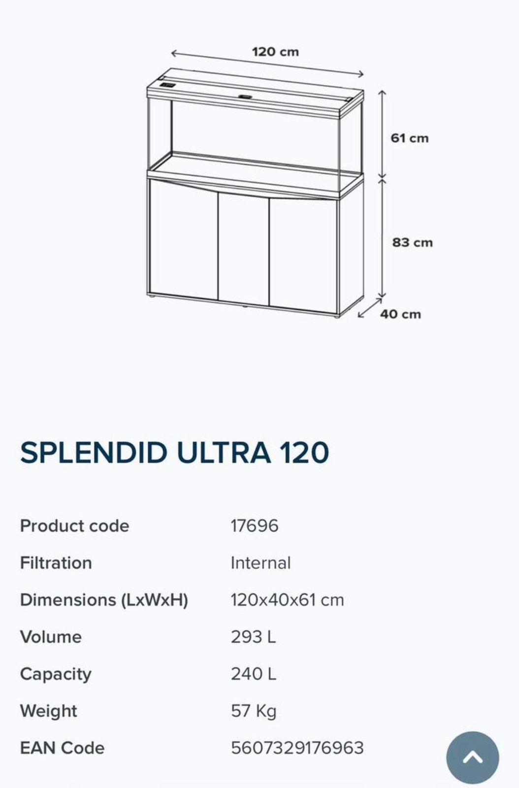 aquarium, Ophalen, Zo goed als nieuw