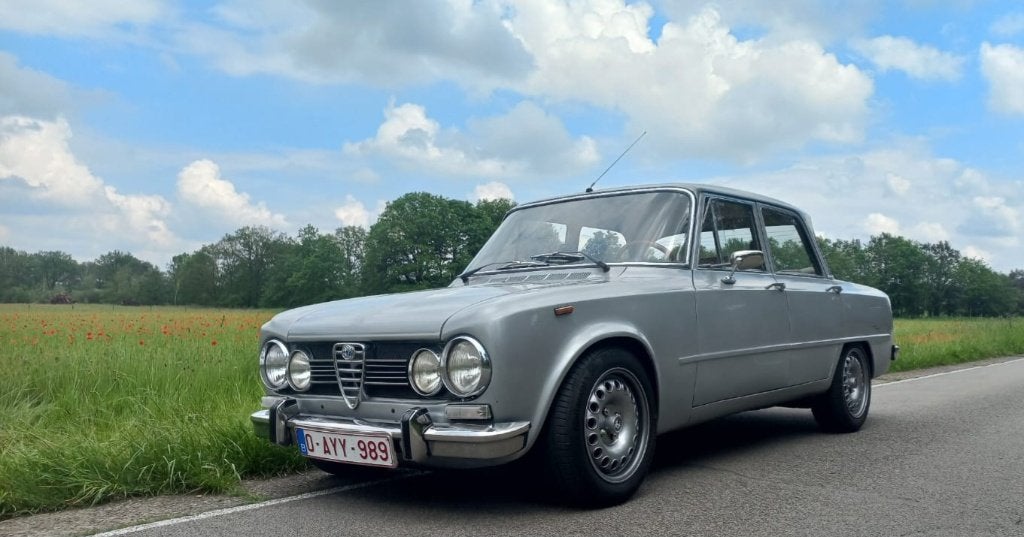 ALFA ROMEO GIULIA 1600 LUSSO, Argent ou Gris, Boîte manuelle, Berline, Particulier