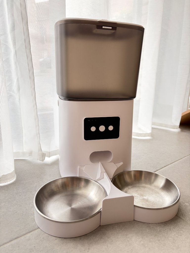 Dubbele automatische voerbak Petcare Vision 6 liter, Ophalen of Verzenden, Zo goed als nieuw