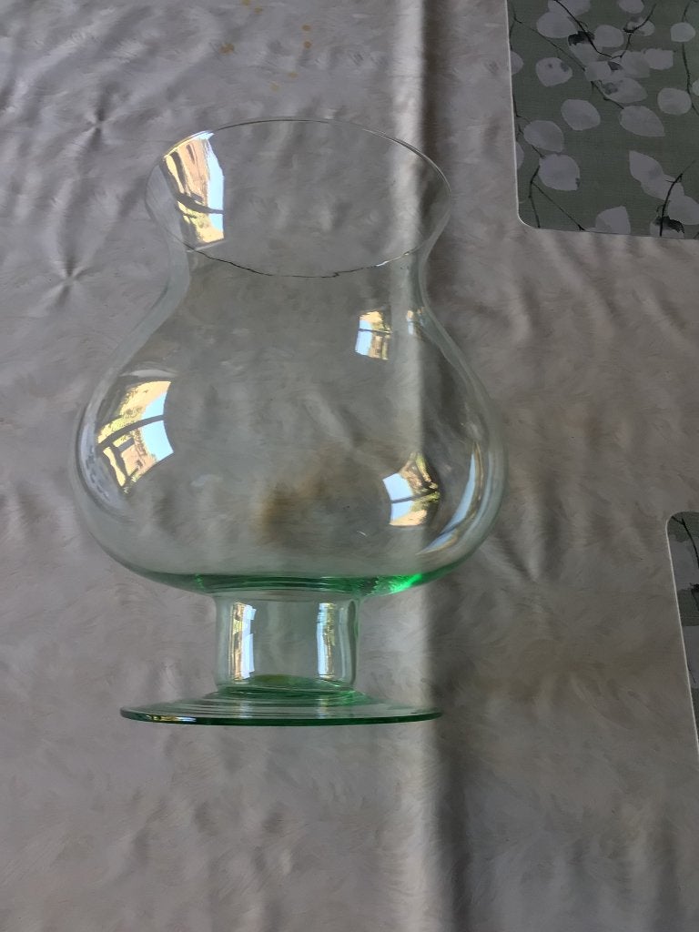 Vase en verre vintage rétro, différents modèles, Enlèvement ou Envoi, Comme neuf, Sur pied, Verre