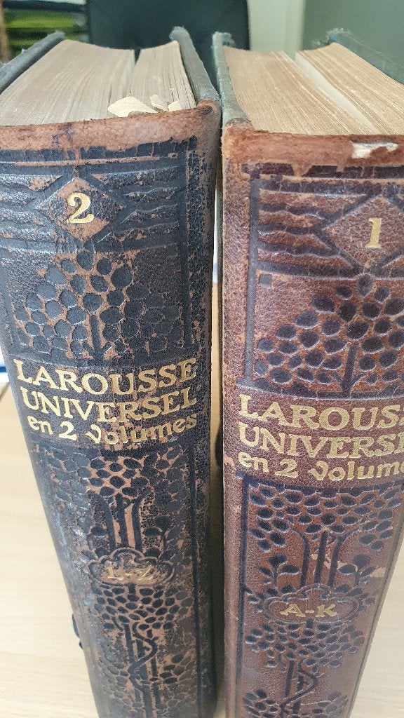Larousse universel en 2 volumes, Livres, Enlèvement, Comme neuf, Divers auteurs