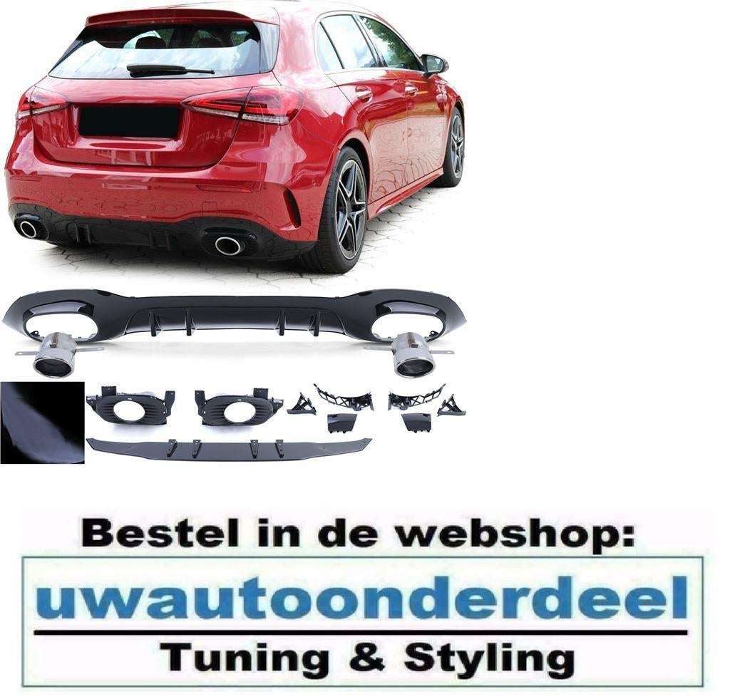 A35 AMG Look Chrome Uitlaat Voor Mercedes A Klasse W177, Auto diversen, Tuning en Styling, Verzenden