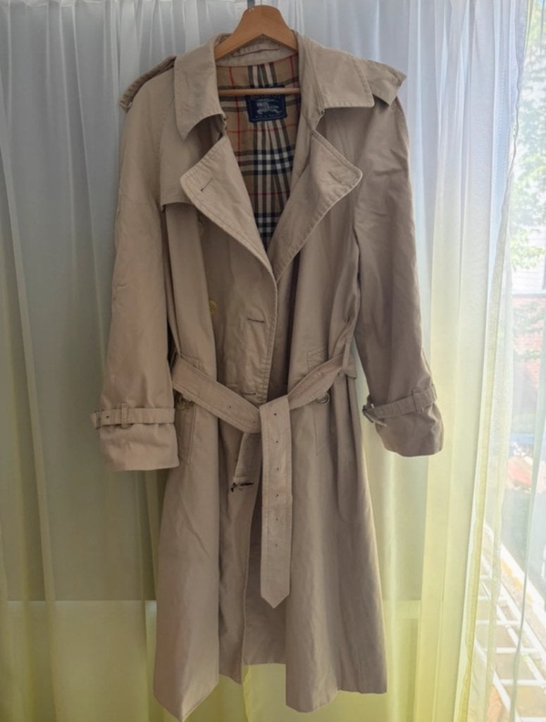Burberry jas, Kleding | Heren, Jassen | Winter, Ophalen, Maat 52/54 (L), Beige, Gedragen