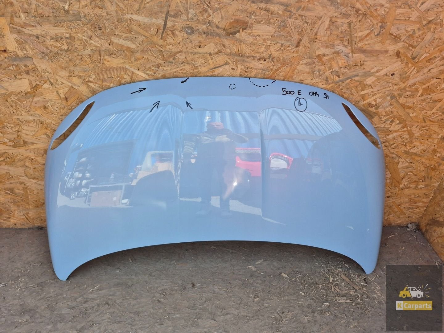 Capot de Fiat 500E, Stellantis Europe S.p.A., Info@stellantis.com, Utilisé, Corso Giovanni Agnelli 200
10135  Turin, IT