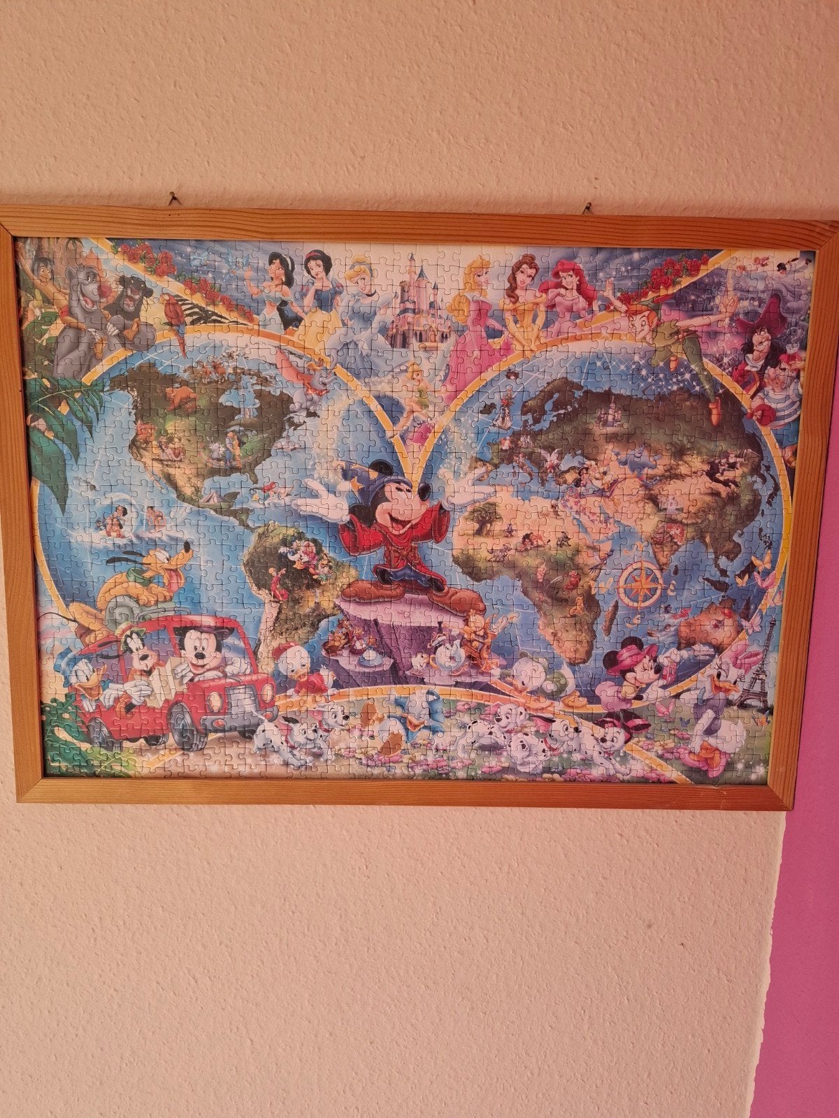 Disney puzzel met kader., Ophalen