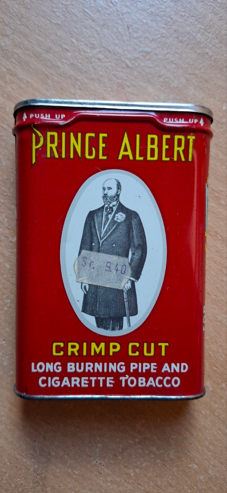 Boîte à tabac Prince Albert Crimp Cut,, Collections, Enlèvement ou Envoi