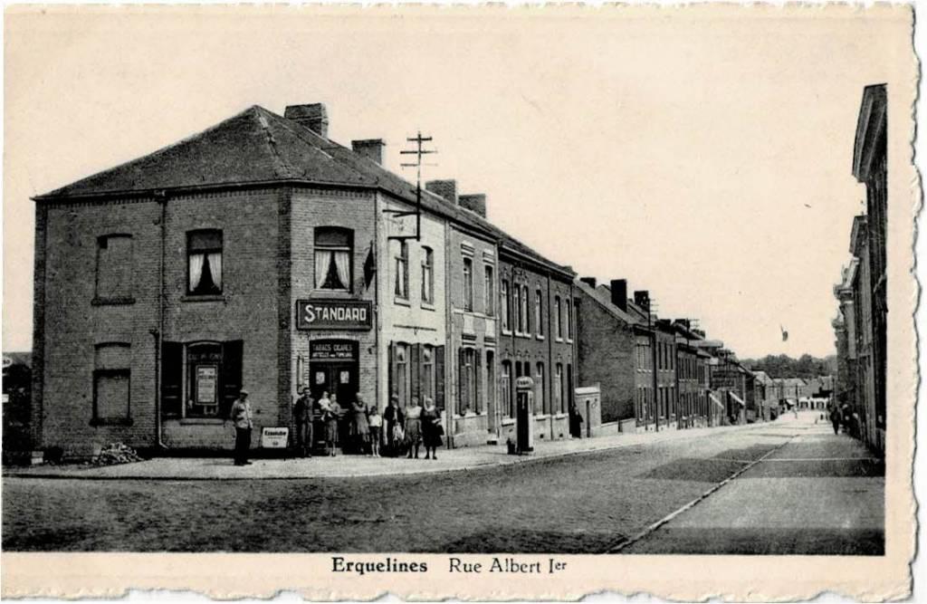 Erquelinnes Rue Albert 1er, Collections, Envoi, Non affranchie, Hainaut