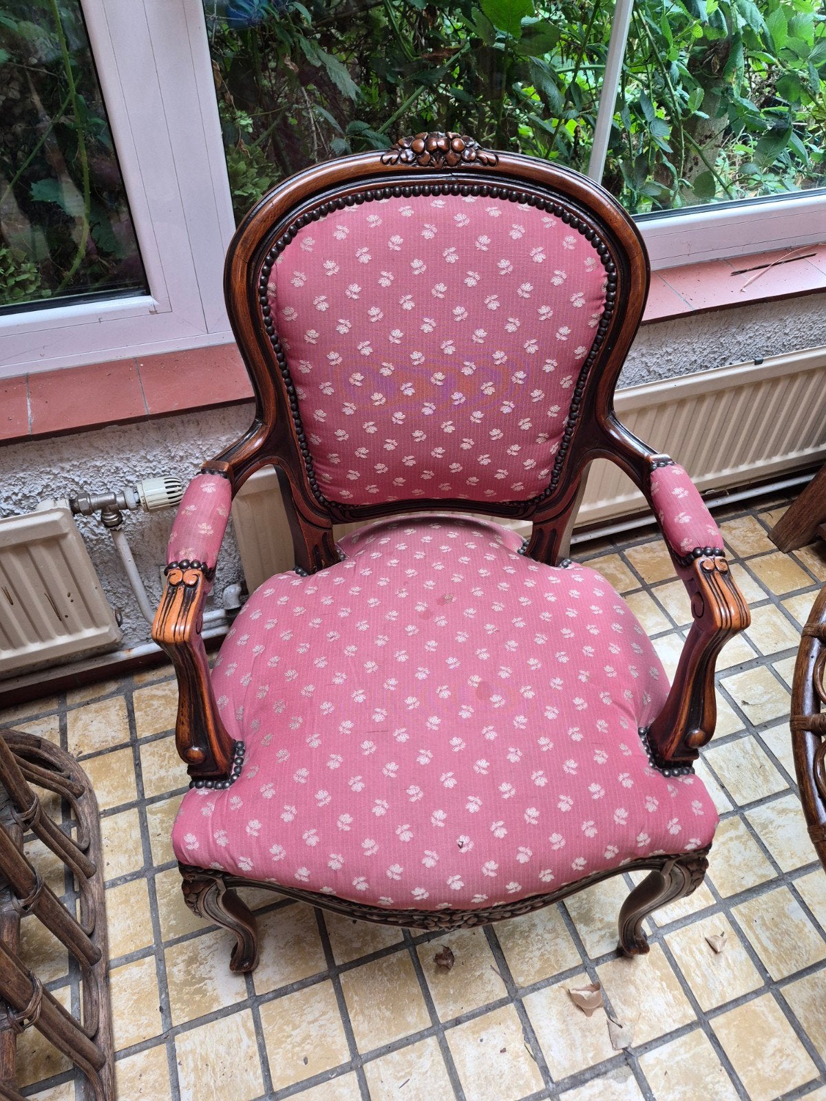 fauteuil bergère, Ophalen