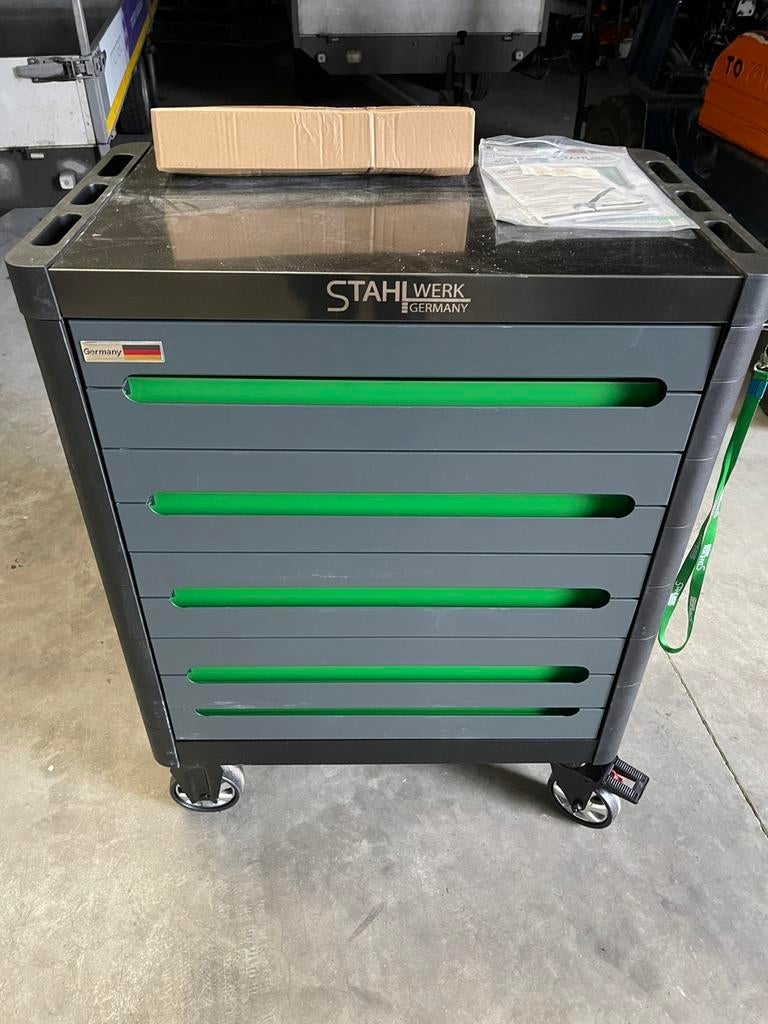 Gereedschaps wagen van stahl werk, Ophalen, Nieuw