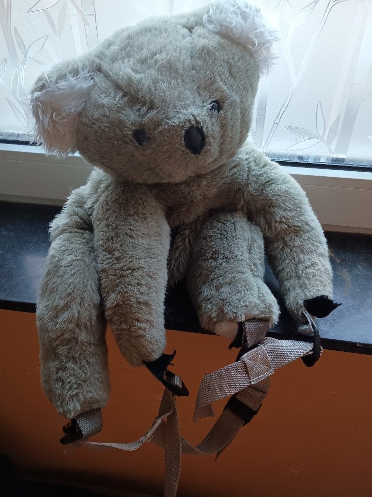 Sac à dos peluche koala enfant, Enlèvement