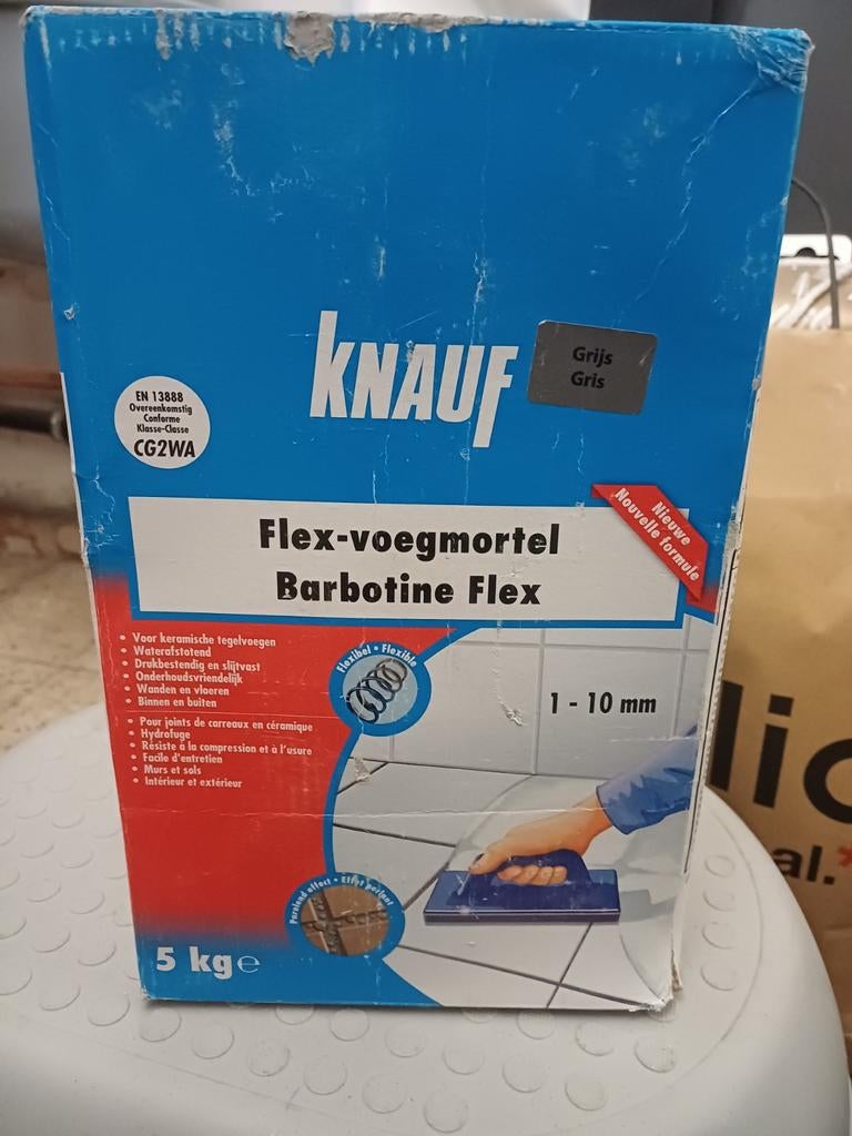 Barbotine flex gris Knauf, Doe-het-zelf en Bouw, Tegels, Ophalen