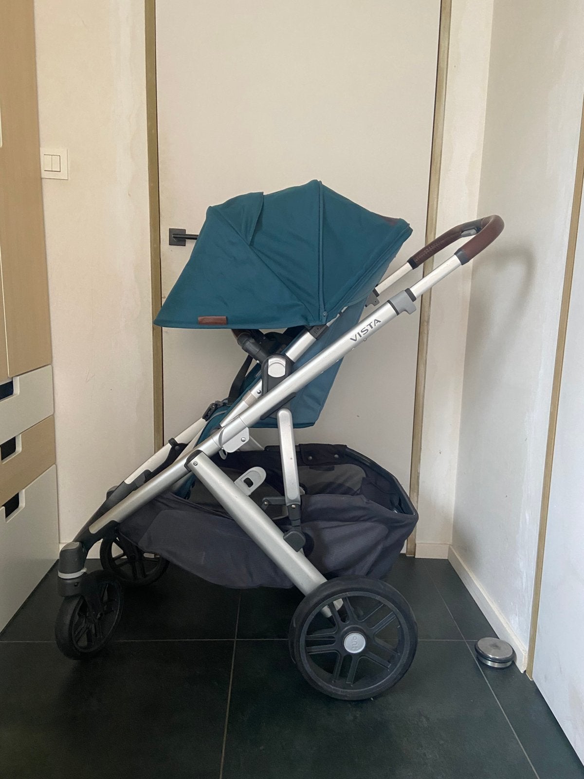 Upababy vista v2 kinderwagen, Zo goed als nieuw, Verstelbare duwstang, Ophalen, Kinderwagen