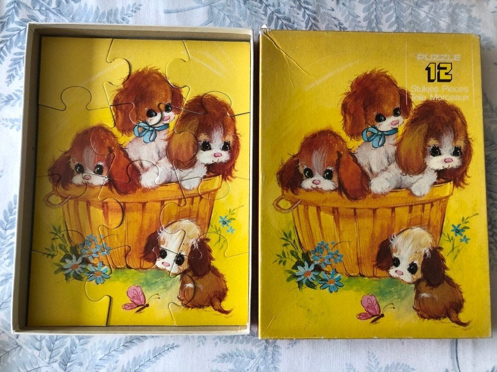 puzzle chiens - 12 pièces, Enlèvement ou Envoi