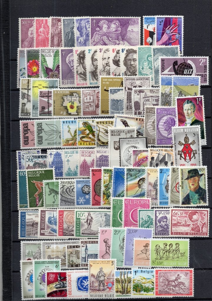 Collection belge MNH XX entre 1964/9  port offert, Envoi, Non oblitéré, Timbre-poste, Neuf