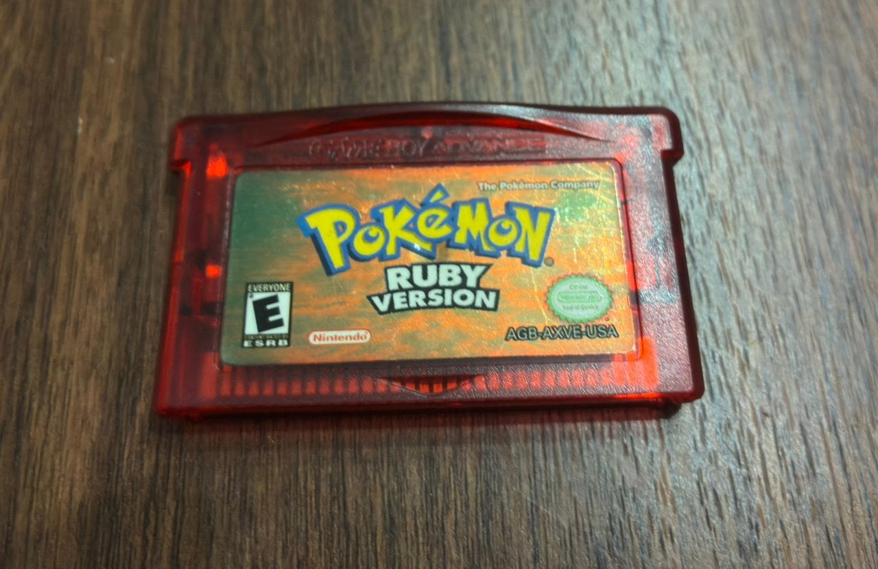 Pokémon ruby gba usa, Games en Spelcomputers, Ophalen of Verzenden, Zo goed als nieuw, Role Playing Game (Rpg)