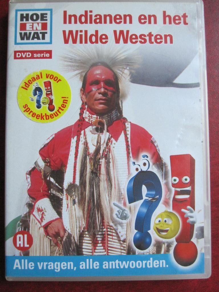 Indianen en het Wilde Westen, Cd's en Dvd's, Dvd's | Kinderen en Jeugd, Zo goed als nieuw, Educatief, Alle leeftijden, Ophalen of Verzenden