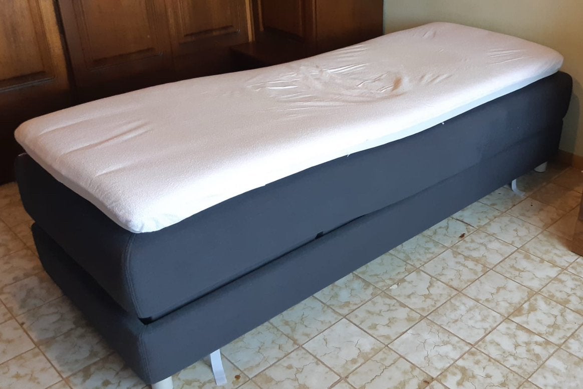 Sommier, Gris, Une personne, Utilisé, 220 cm