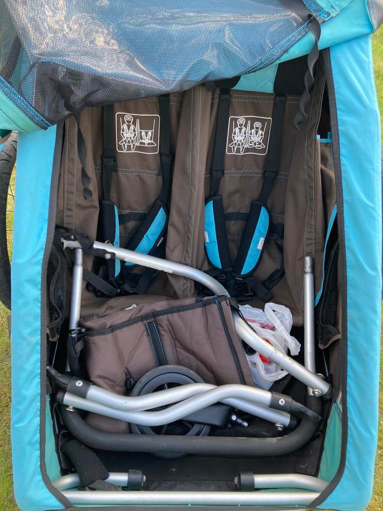 Thule fiets en wandelkar croozer, Ophalen, Gebruikt