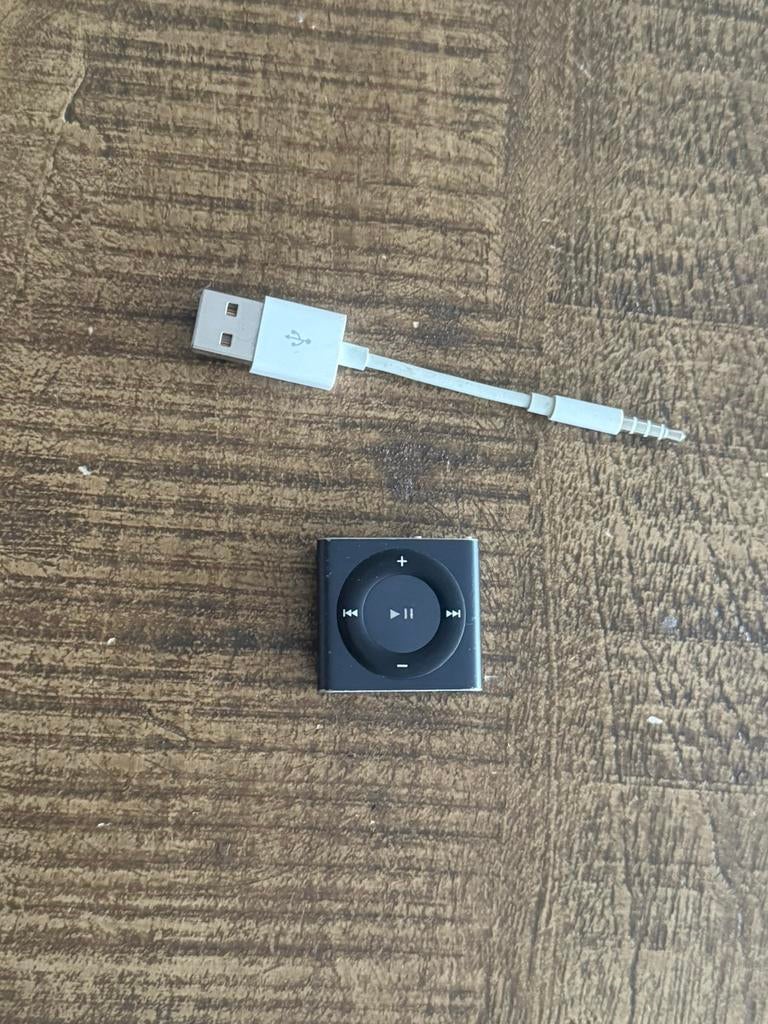 Apple iPod Shuffle zwart 2 GB, Gebruikt, Zwart, Ophalen of Verzenden, Nano