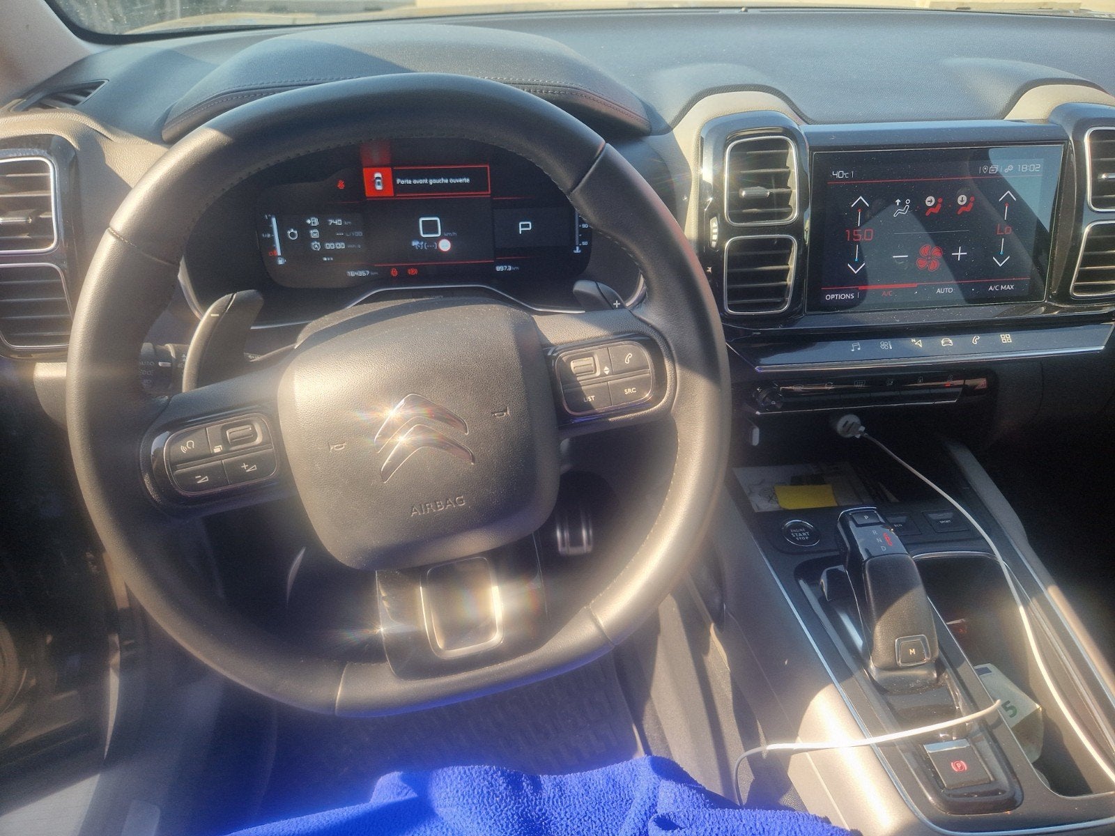 Citroen c5 aircross automaat 13000€, Automaat, Euro 6, Zwart, Diesel