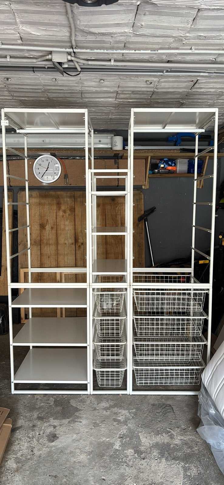 Combinaison armoire métal blanc IKEA, Enlèvement ou Envoi, Comme neuf