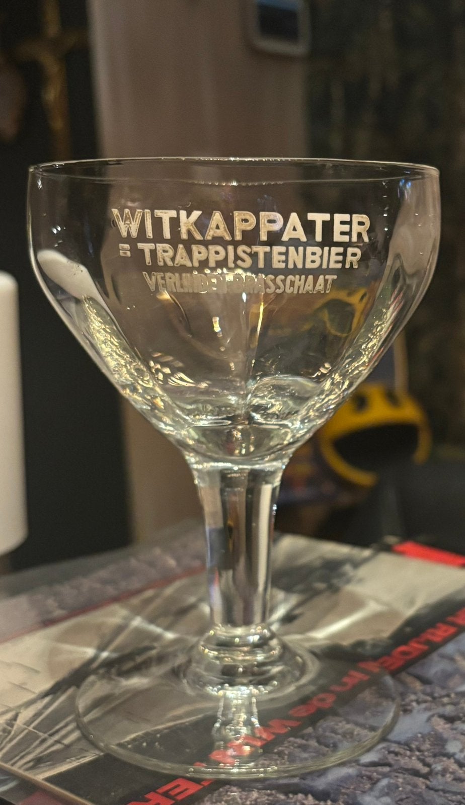 Verres Witkap Pater anciens (2 pièces), Enlèvement ou Envoi, Utilisé, Verre ou Verres, Autres marques