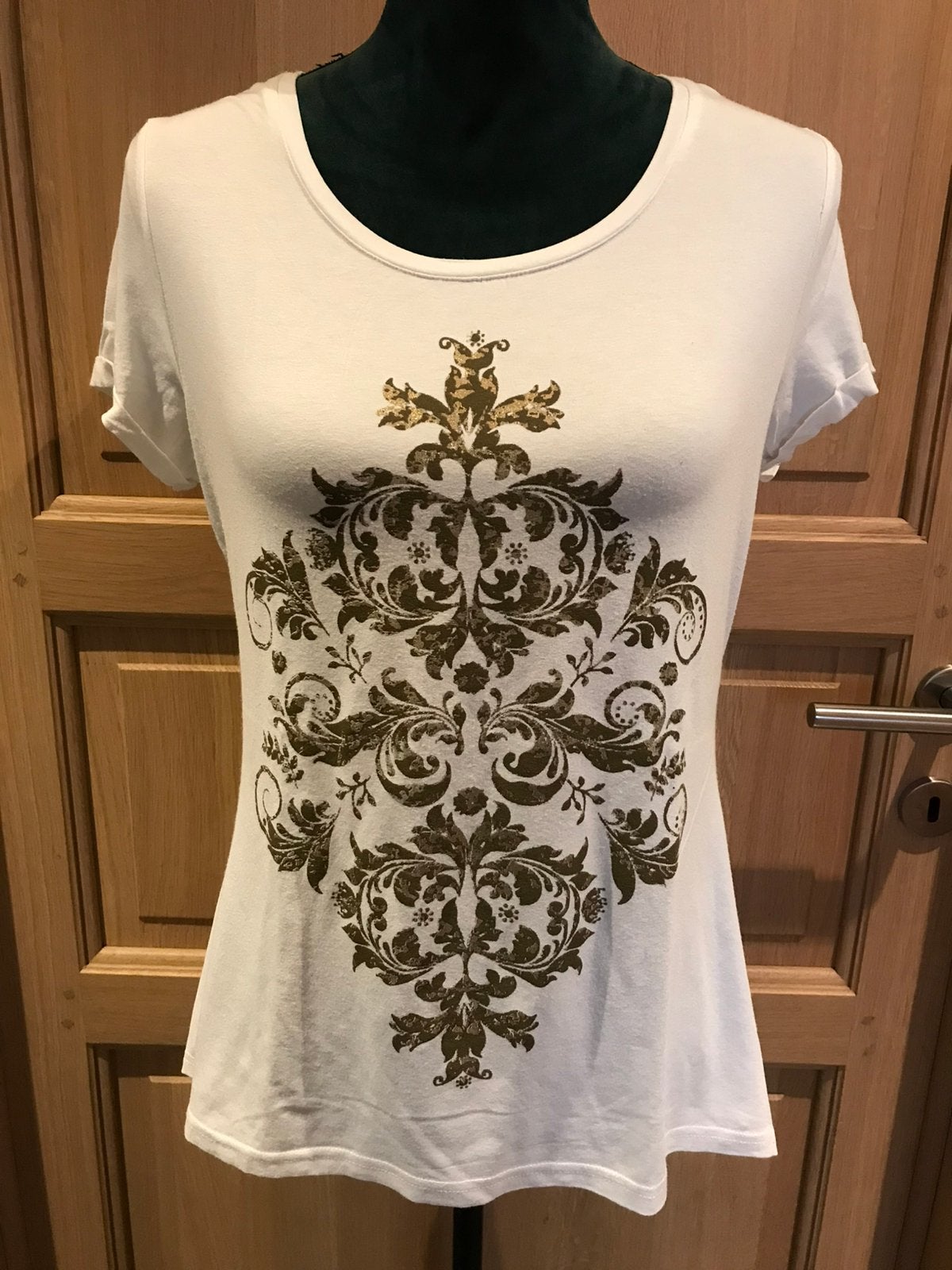T-shirt maat 40/42, Kleding | Dames, Ophalen of Verzenden, Gedragen, Maat 42/44 (L), Wit
