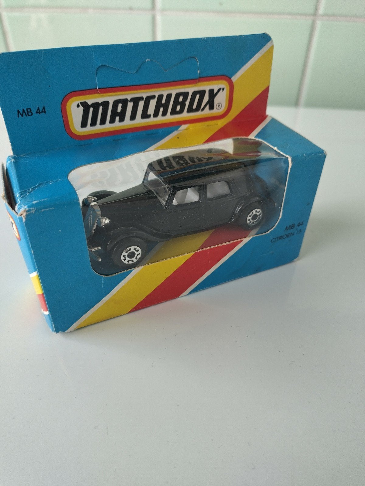 Vintage Matchbox Citroën 15 CV AFHALING LEES BESCHRIJVING, Hobby & Loisirs créatifs, Voitures miniatures | 1:50, Enlèvement, Neuf