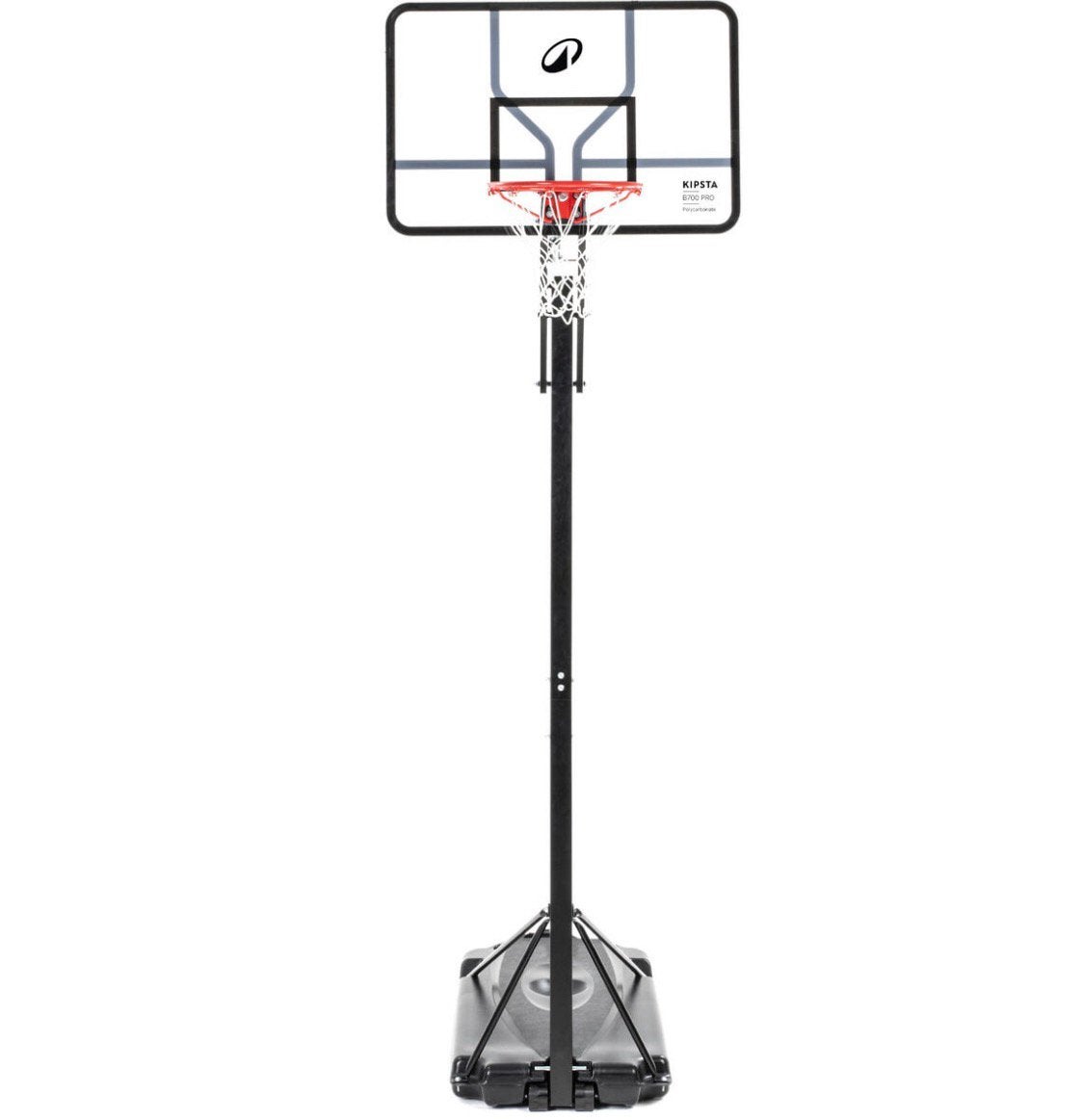 Basketbalpaal Decathlon | verstelbaar 2,40-3,05m, Sport en Fitness, Basketbal, Ophalen, Gebruikt, Ring, Bord of Paal